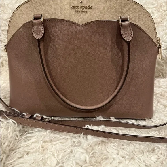 Kate Spade Tan and Cream Satchel - Picture 1 of 6